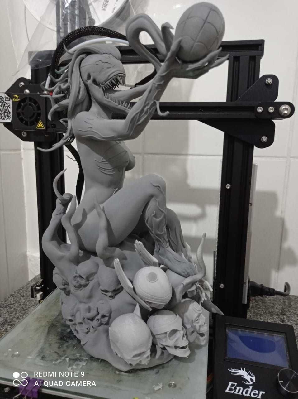 Mary Jane Venom STL 3D print model_5