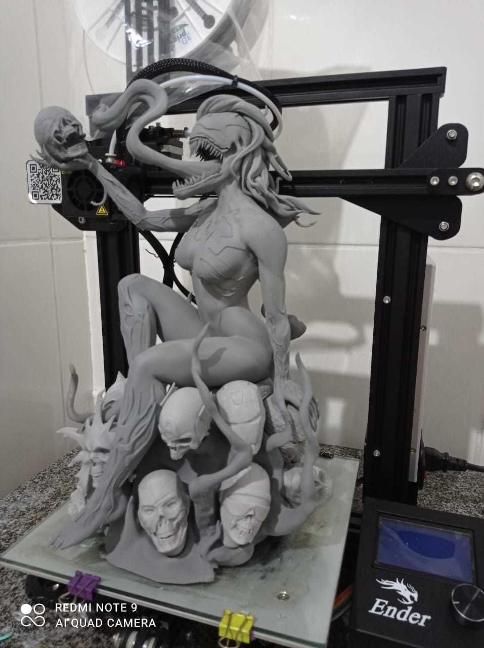 Mary Jane Venom STL 3D print model_6