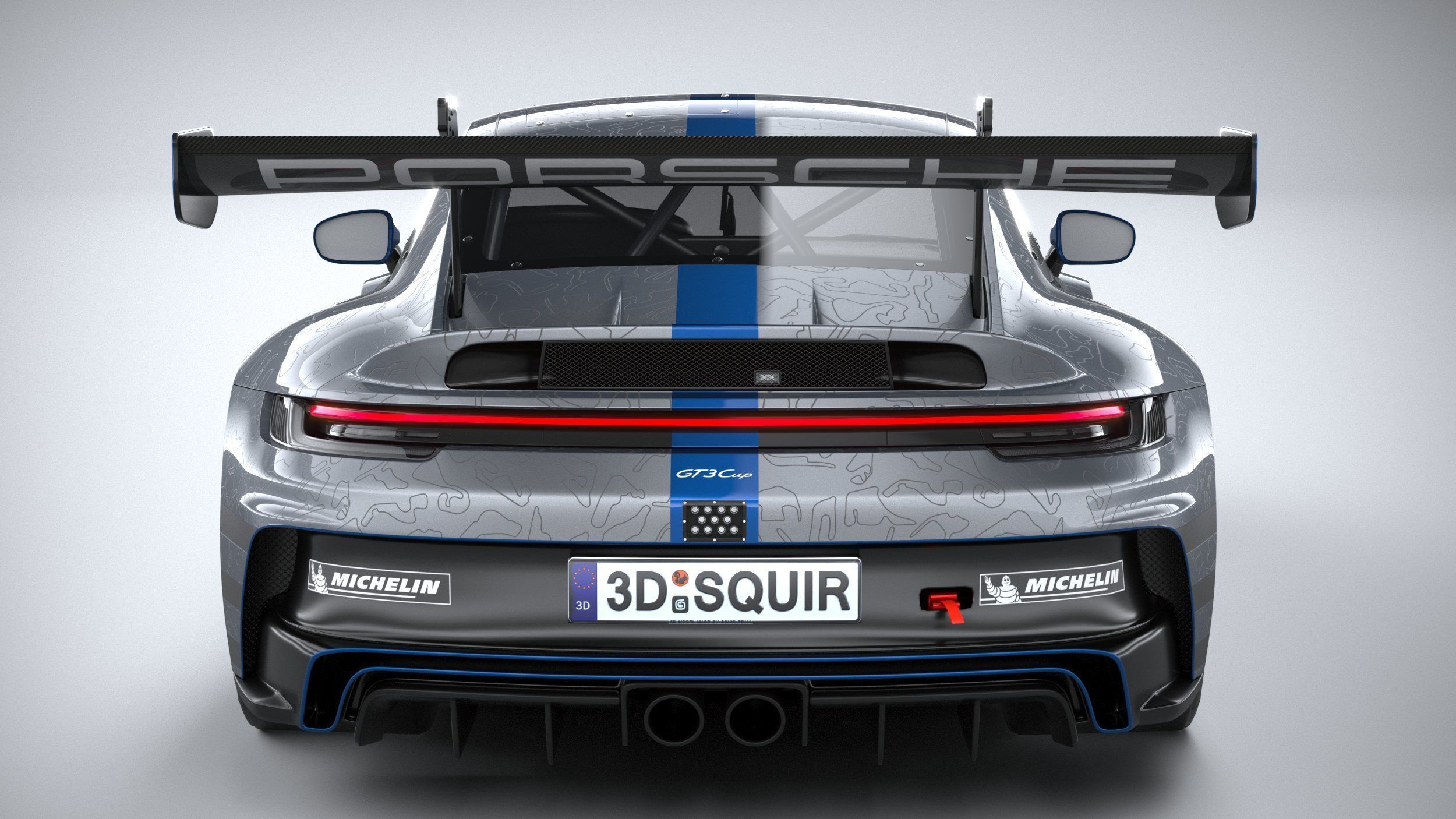 Porsche 911 GT3 Cup 2021 3D model_4