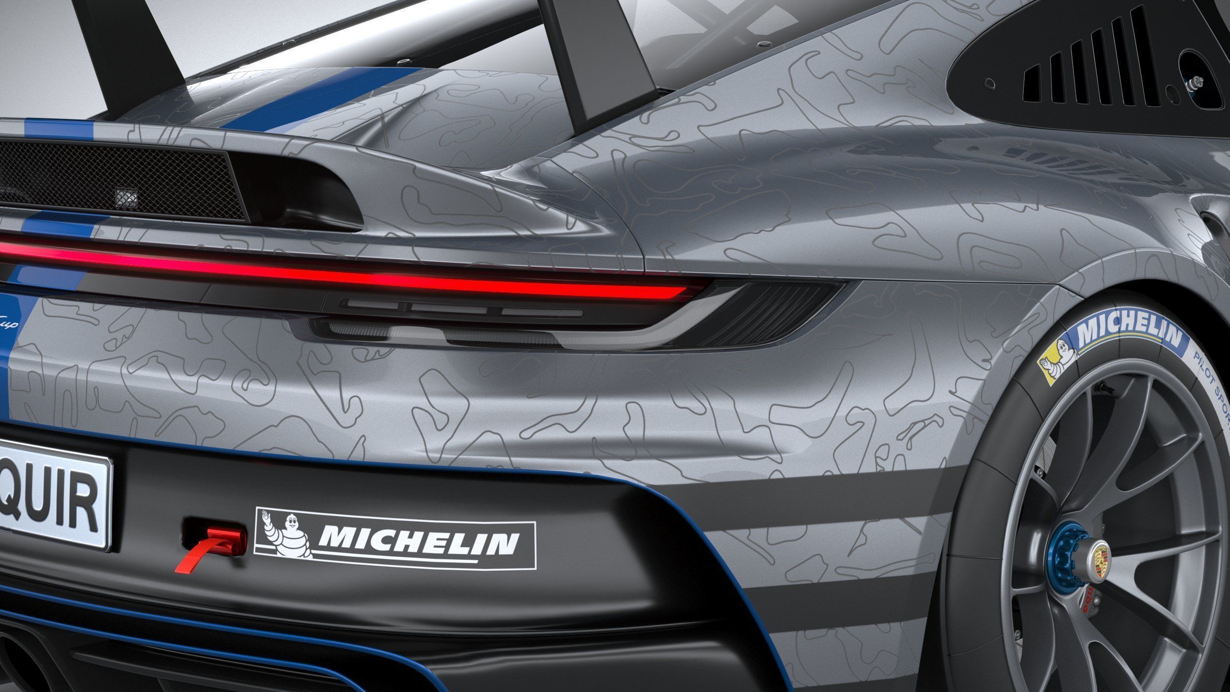 Porsche 911 GT3 Cup 2021 3D model_18