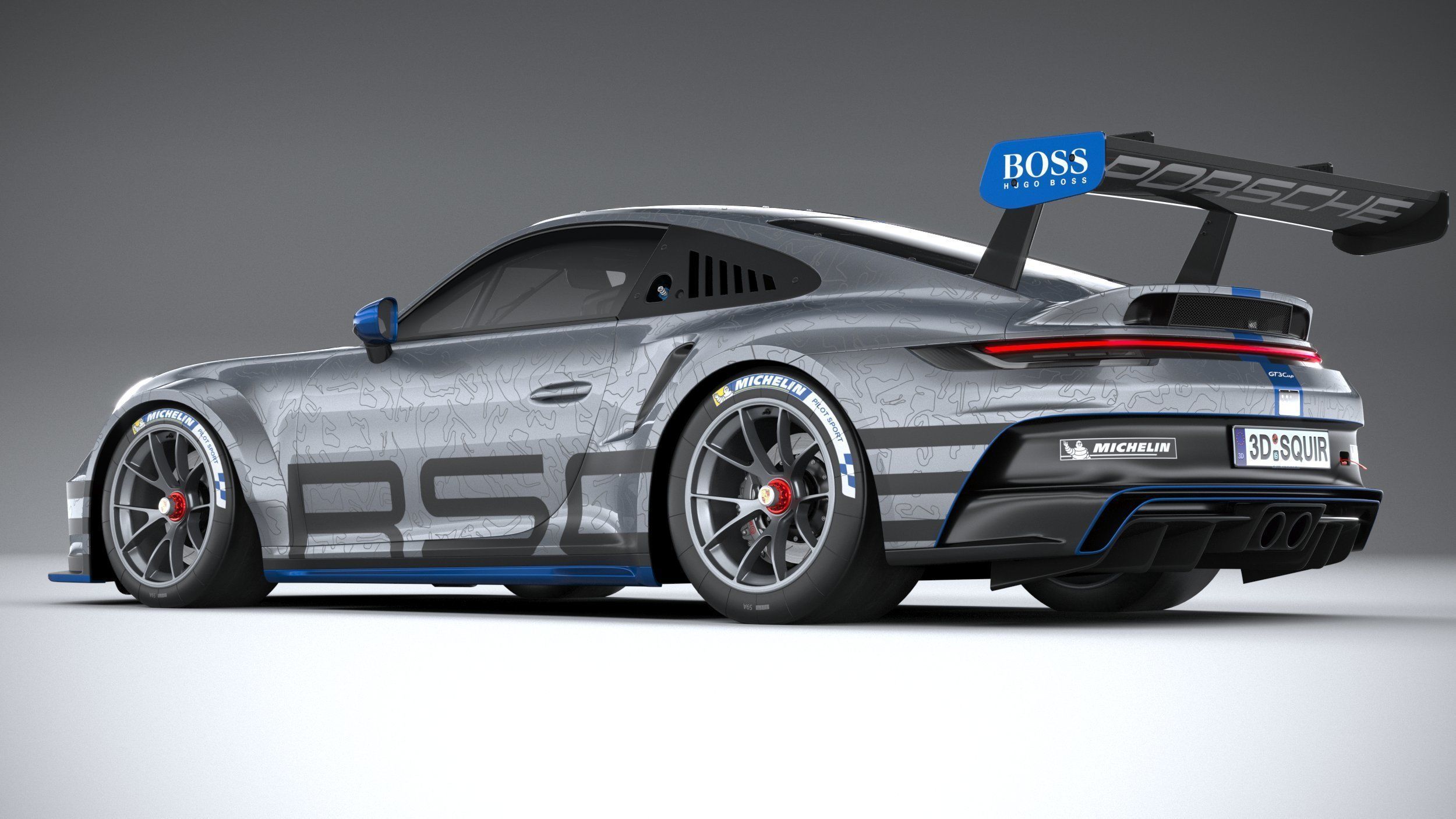 Porsche 911 GT3 Cup 2021 3D model_5