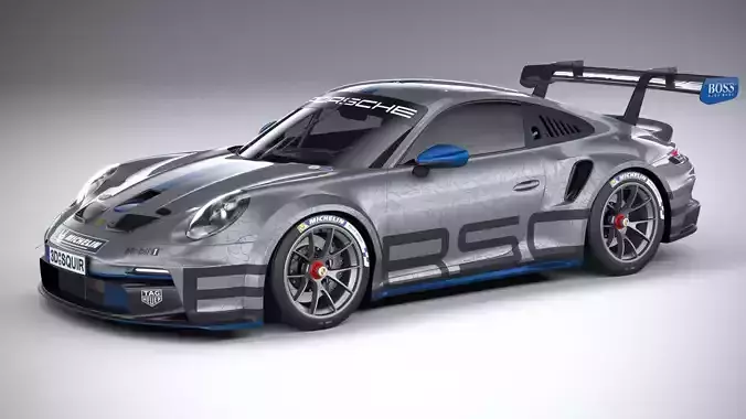 Porsche 911 GT3 Cup 2021 3D model