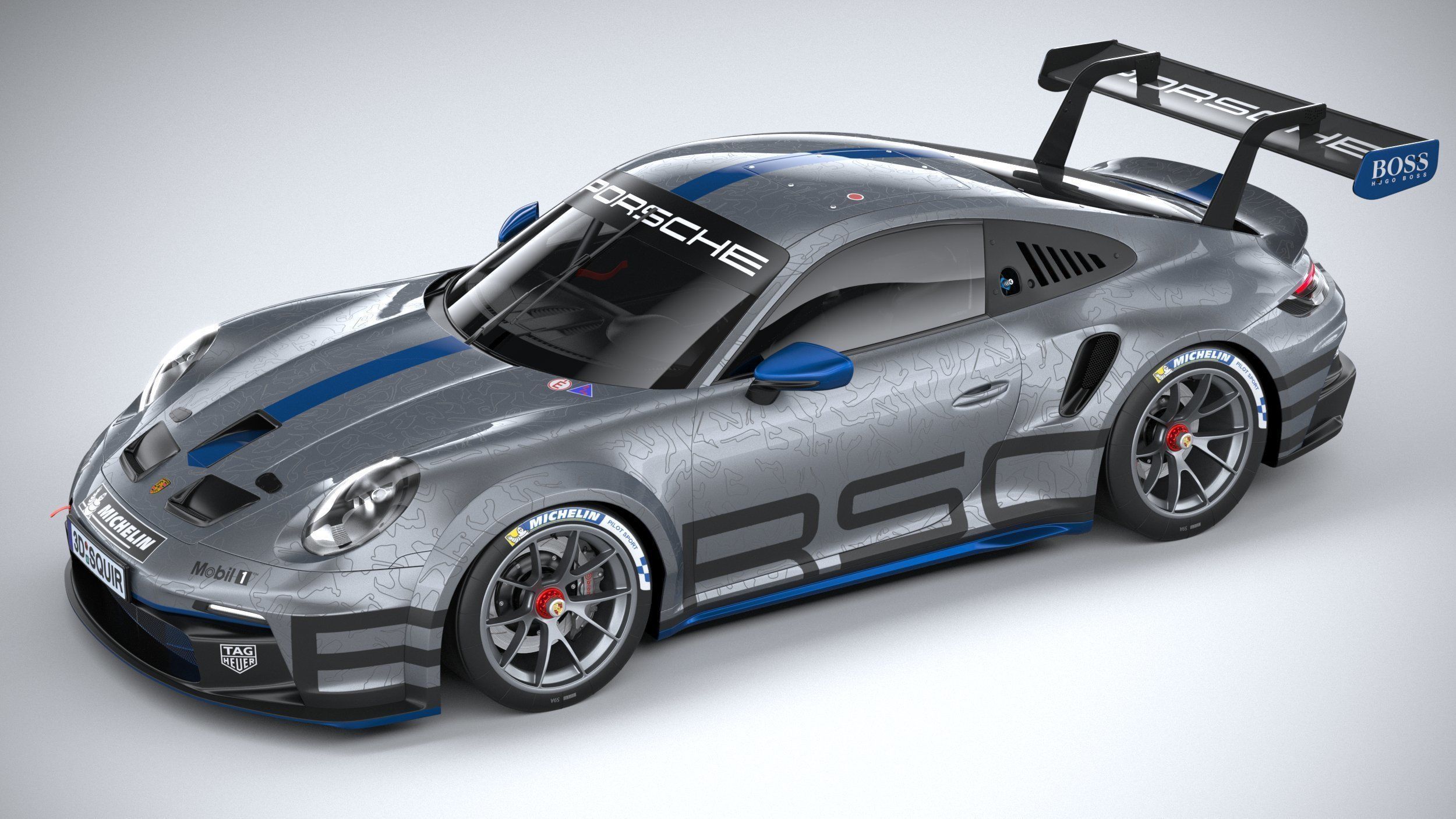 Porsche 911 GT3 Cup 2021 3D model_7