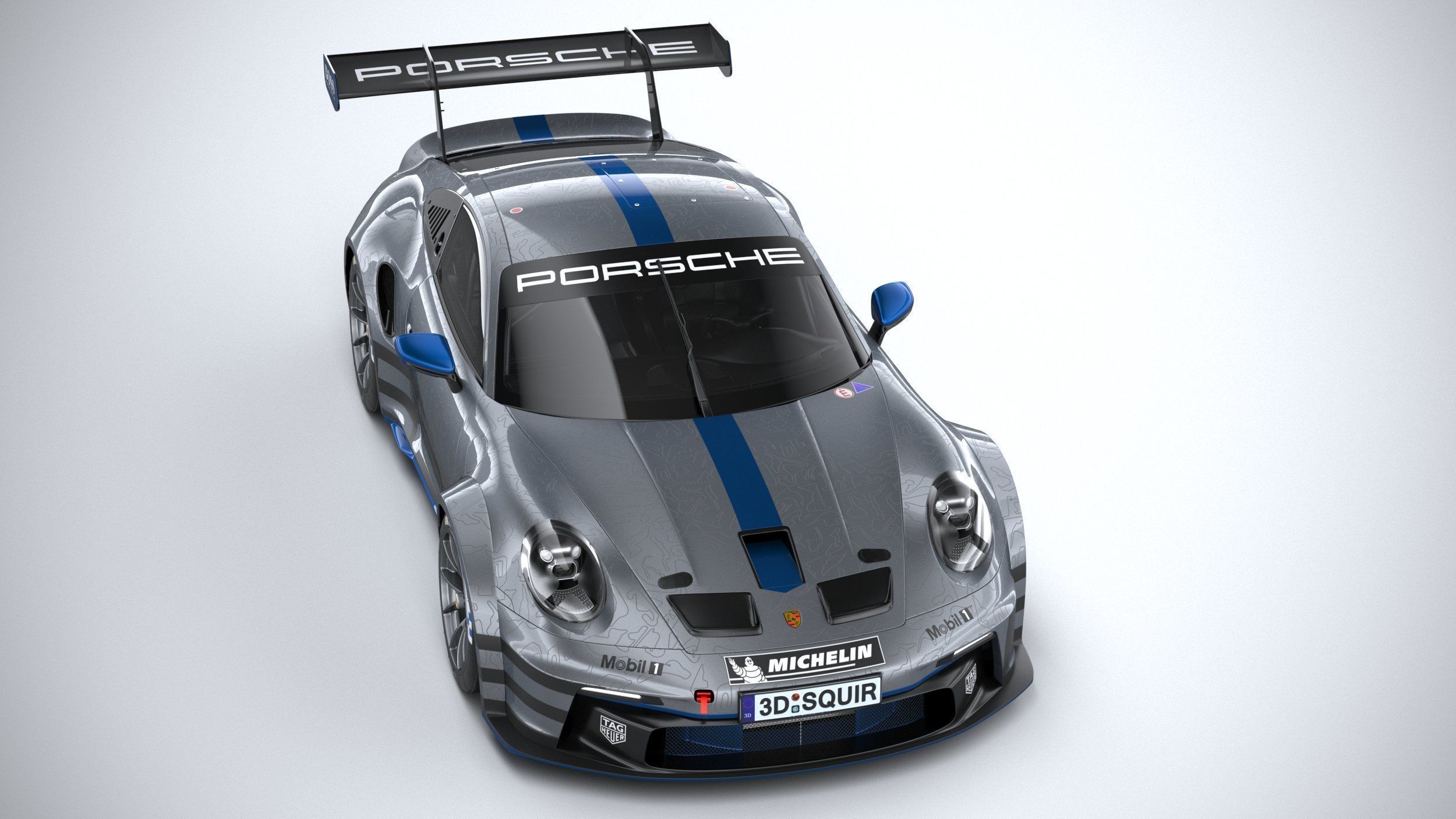 Porsche 911 GT3 Cup 2021 3D model_12