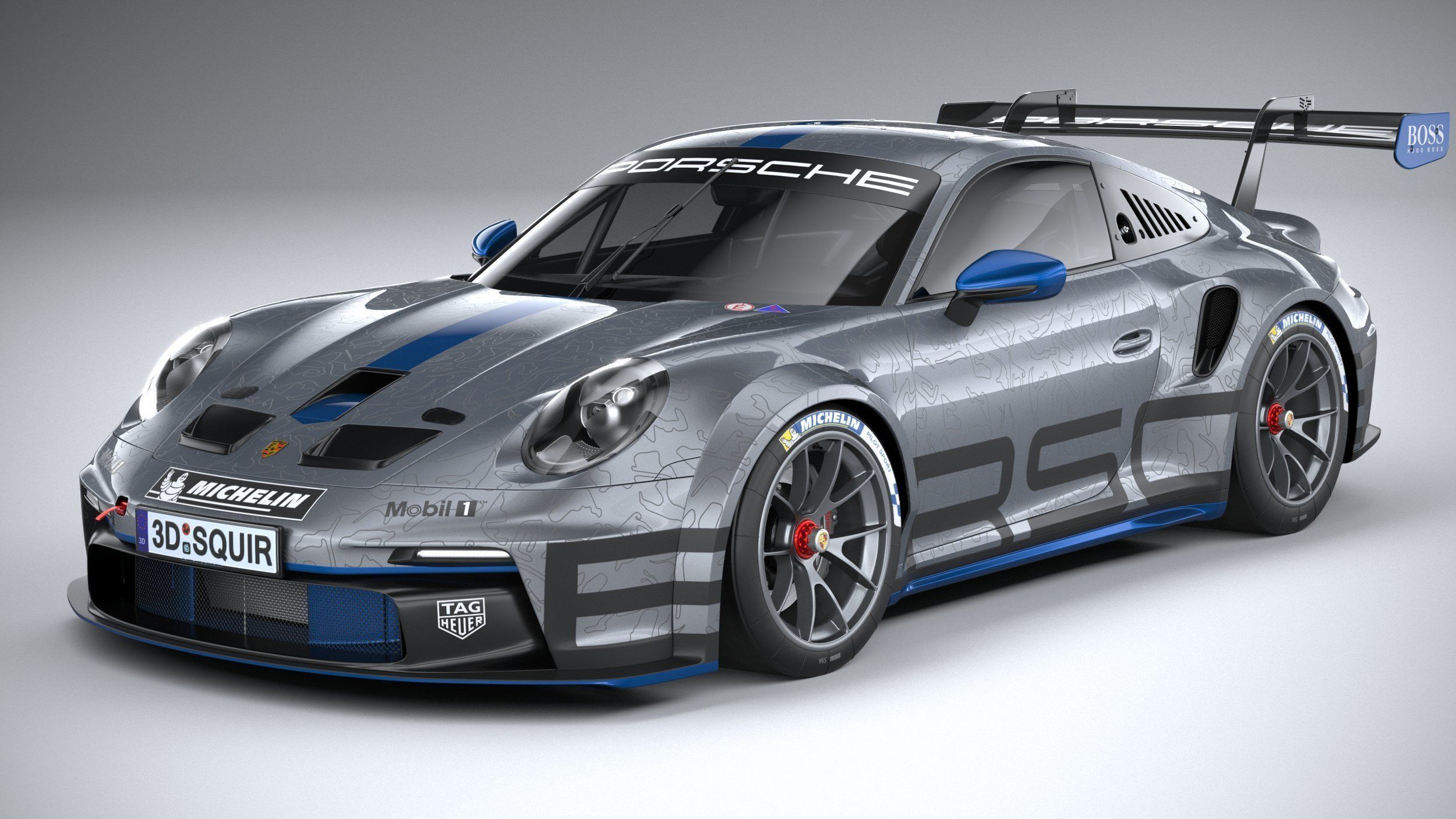 Porsche 911 GT3 Cup 2021 3D model_1