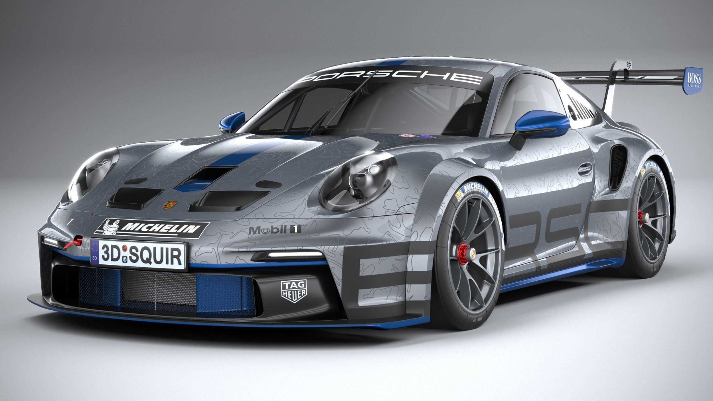 Porsche 911 GT3 Cup 2021 3D model_2