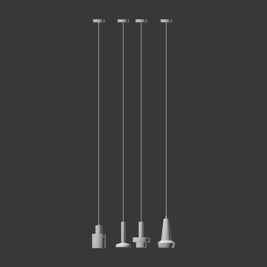 Ceiling Light Collection 3D model_1
