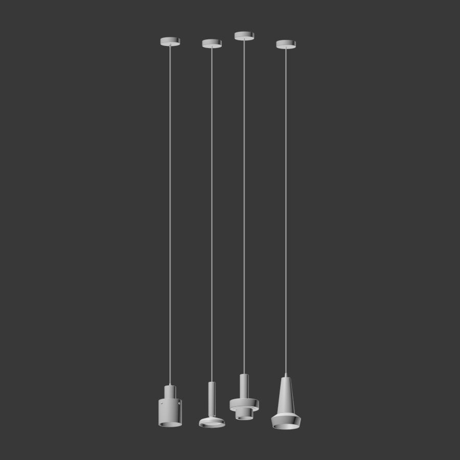 Ceiling Light Collection 3D model_2