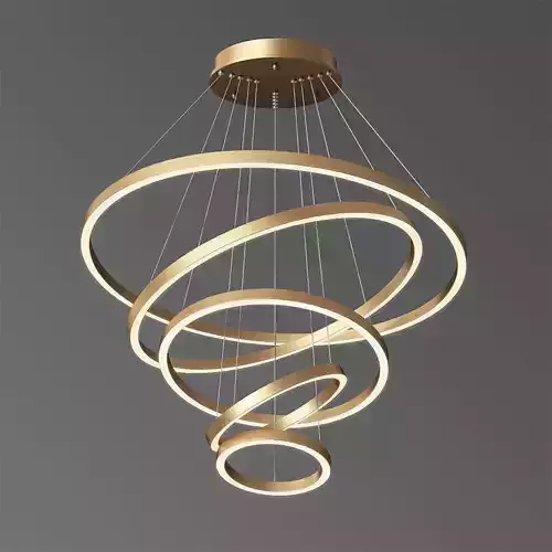 Multi Light Ring Led Pendant Light
