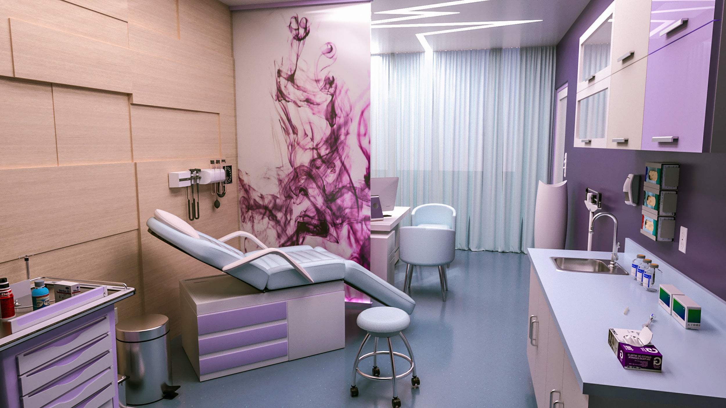 MEDICAL SPACES-DOCTOR OFFICE-GENERAL CLINIC 3D model_2