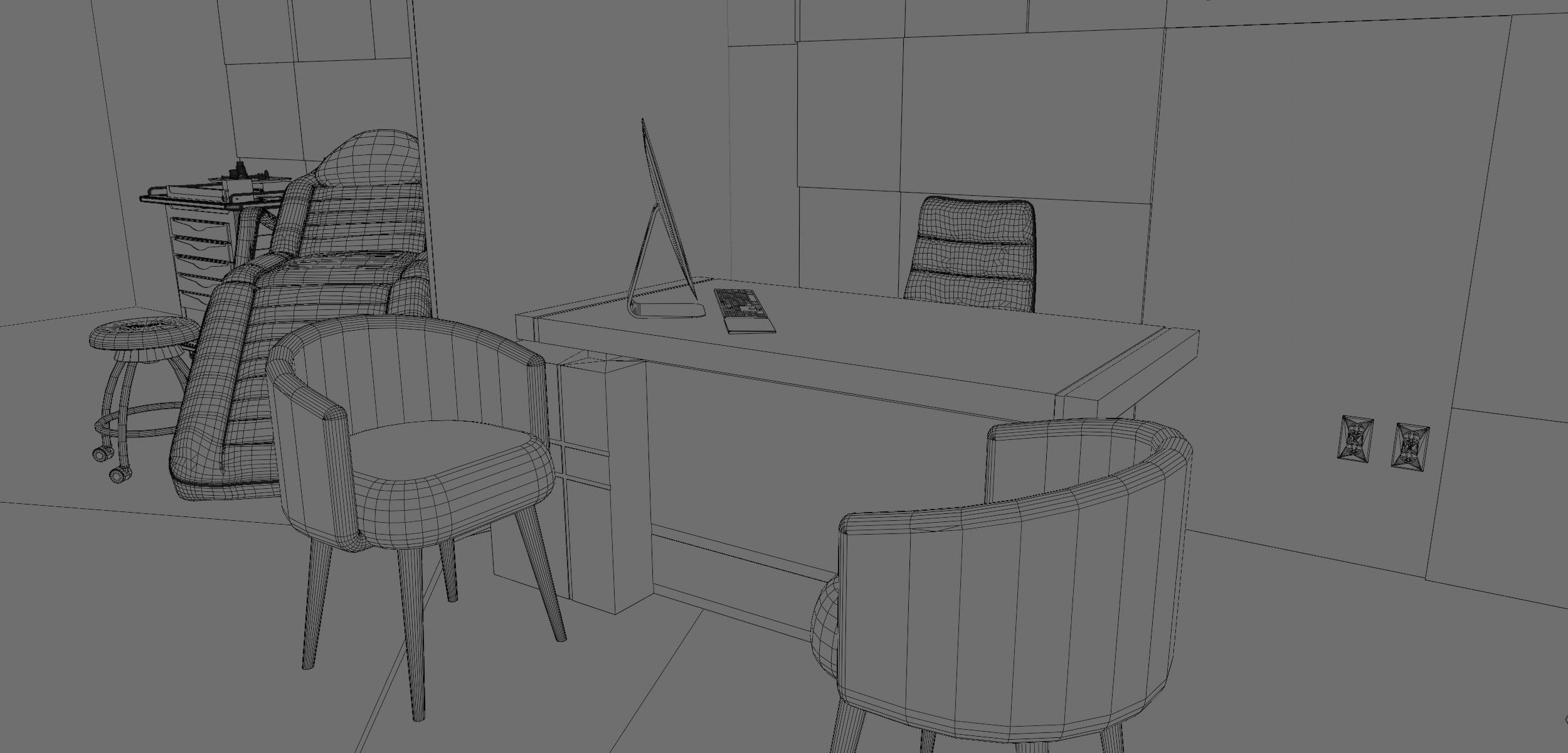 MEDICAL SPACES-DOCTOR OFFICE-GENERAL CLINIC 3D model_5