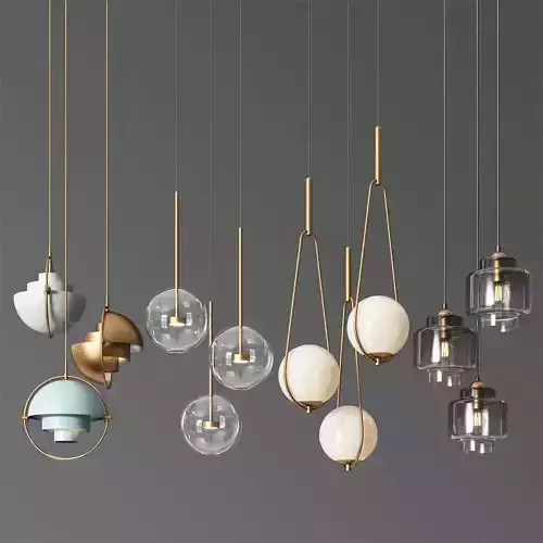 Ceiling Light Collection 3D model