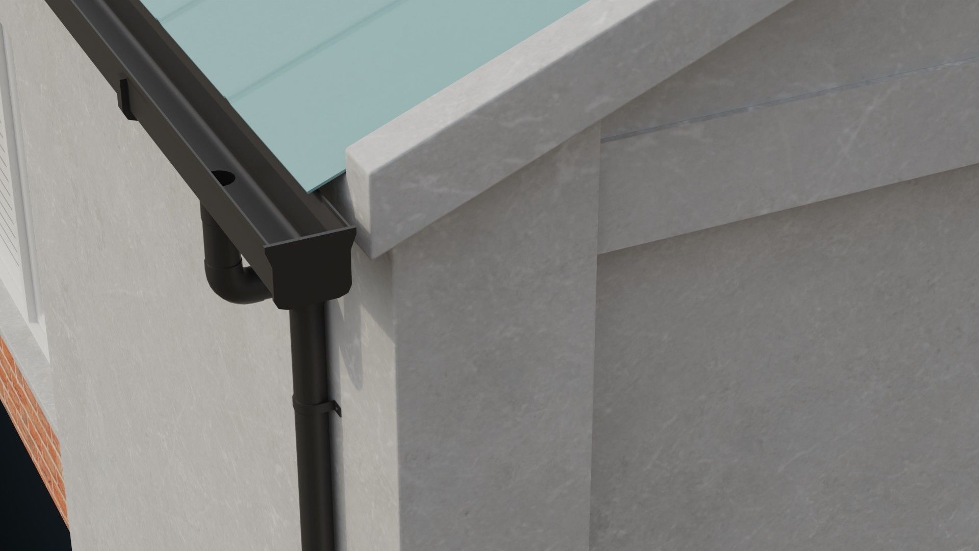 Building 1A Low-poly 3D model_6