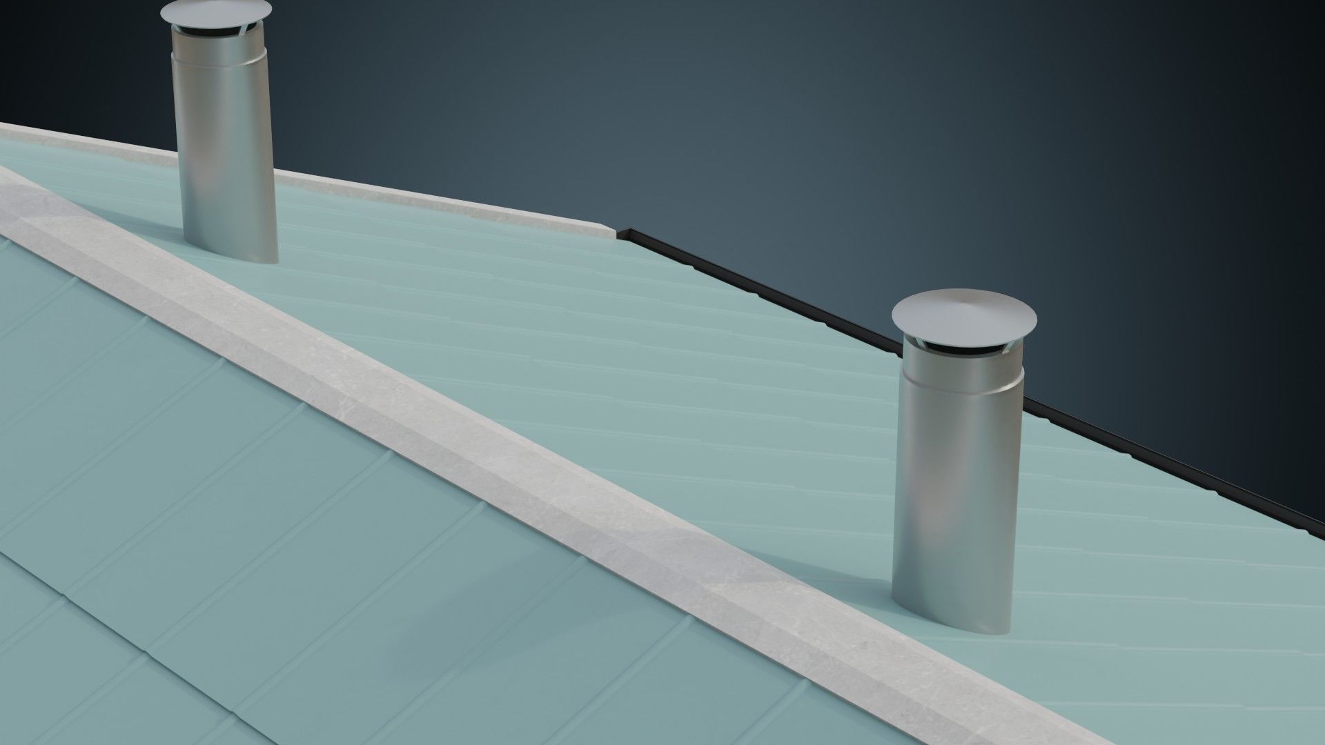 Building 1A Low-poly 3D model_7