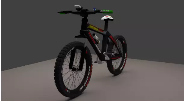 RIGGED-CYCLE BLENDER 3D model