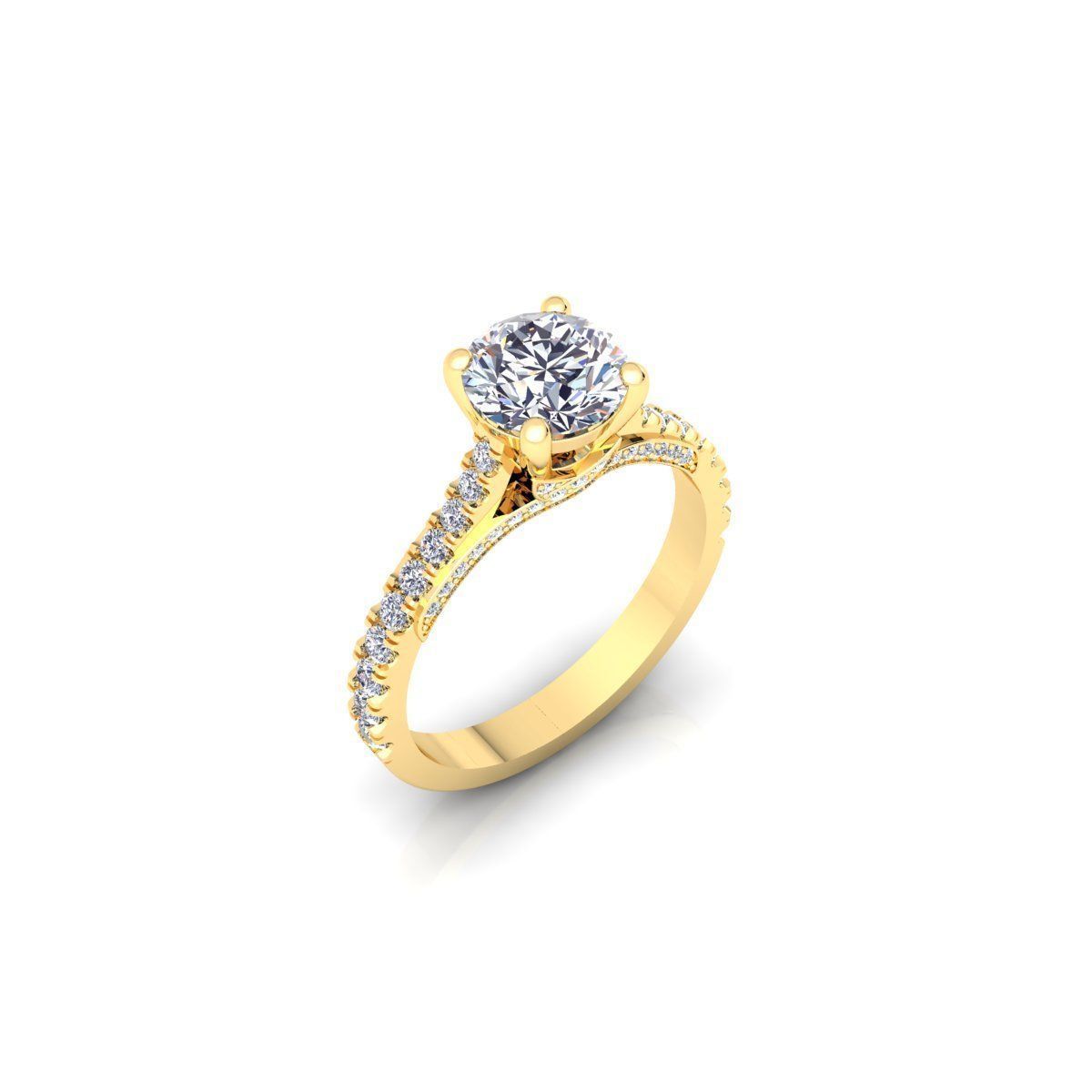 WOman Ring 3d Print Model 3D print model_8