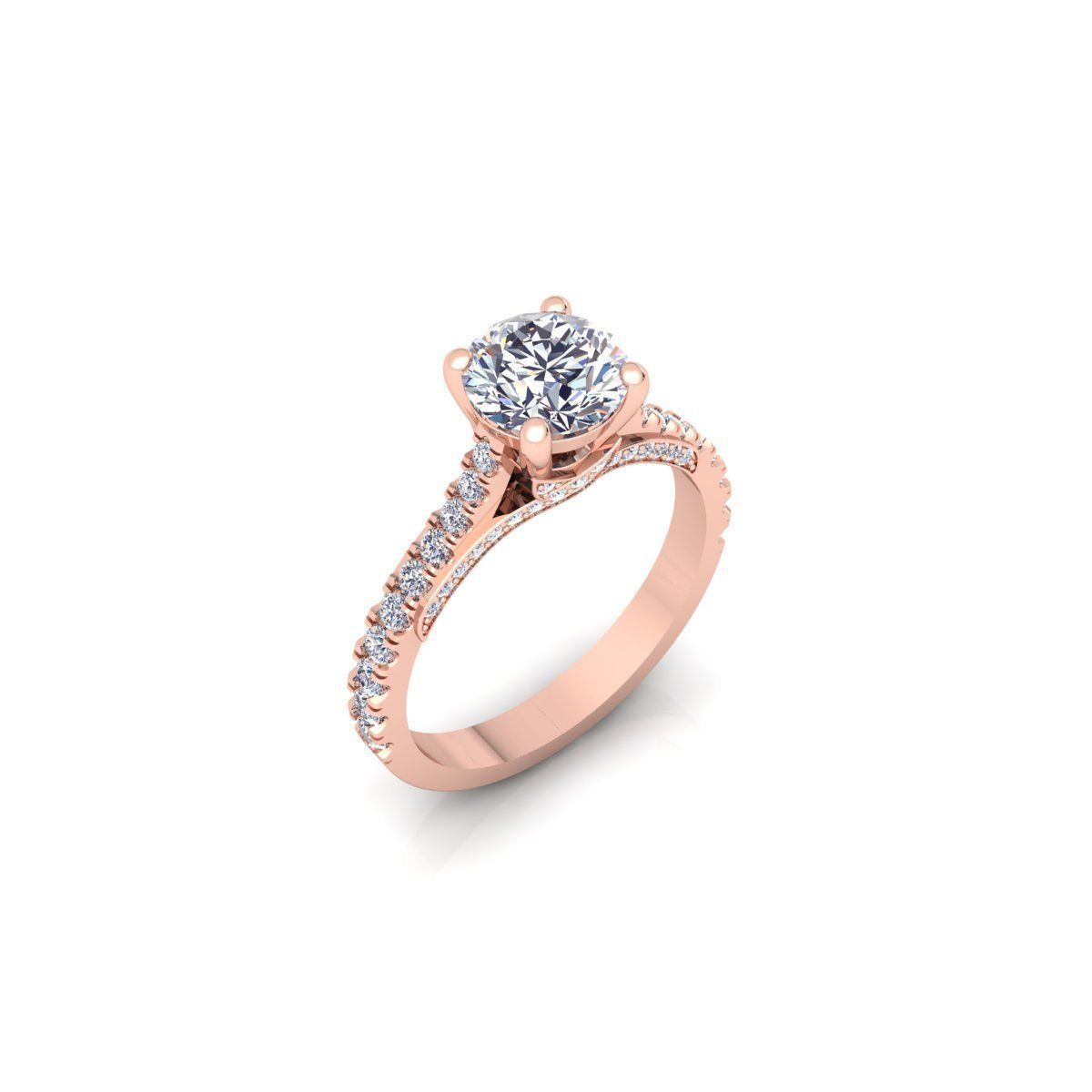 WOman Ring 3d Print Model 3D print model_9