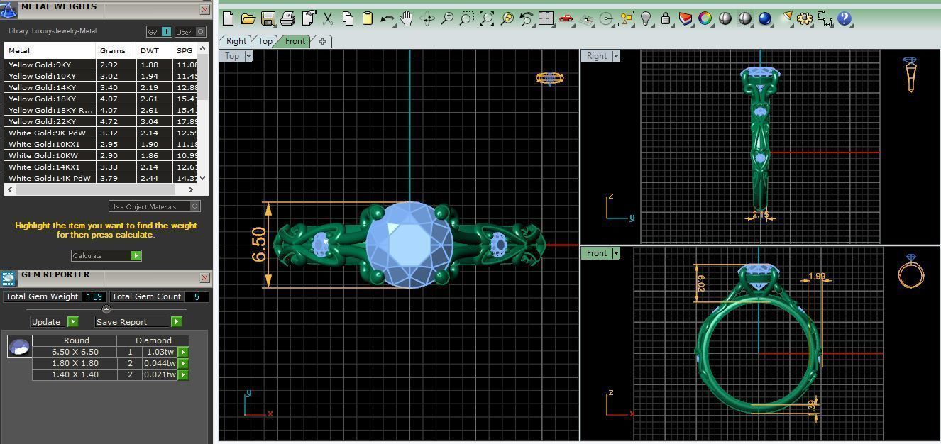 Fancy Ring 3D print model_4