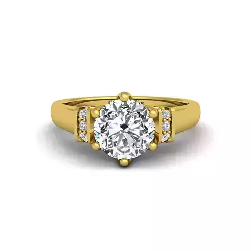 Woman Ring 3d moel Print 