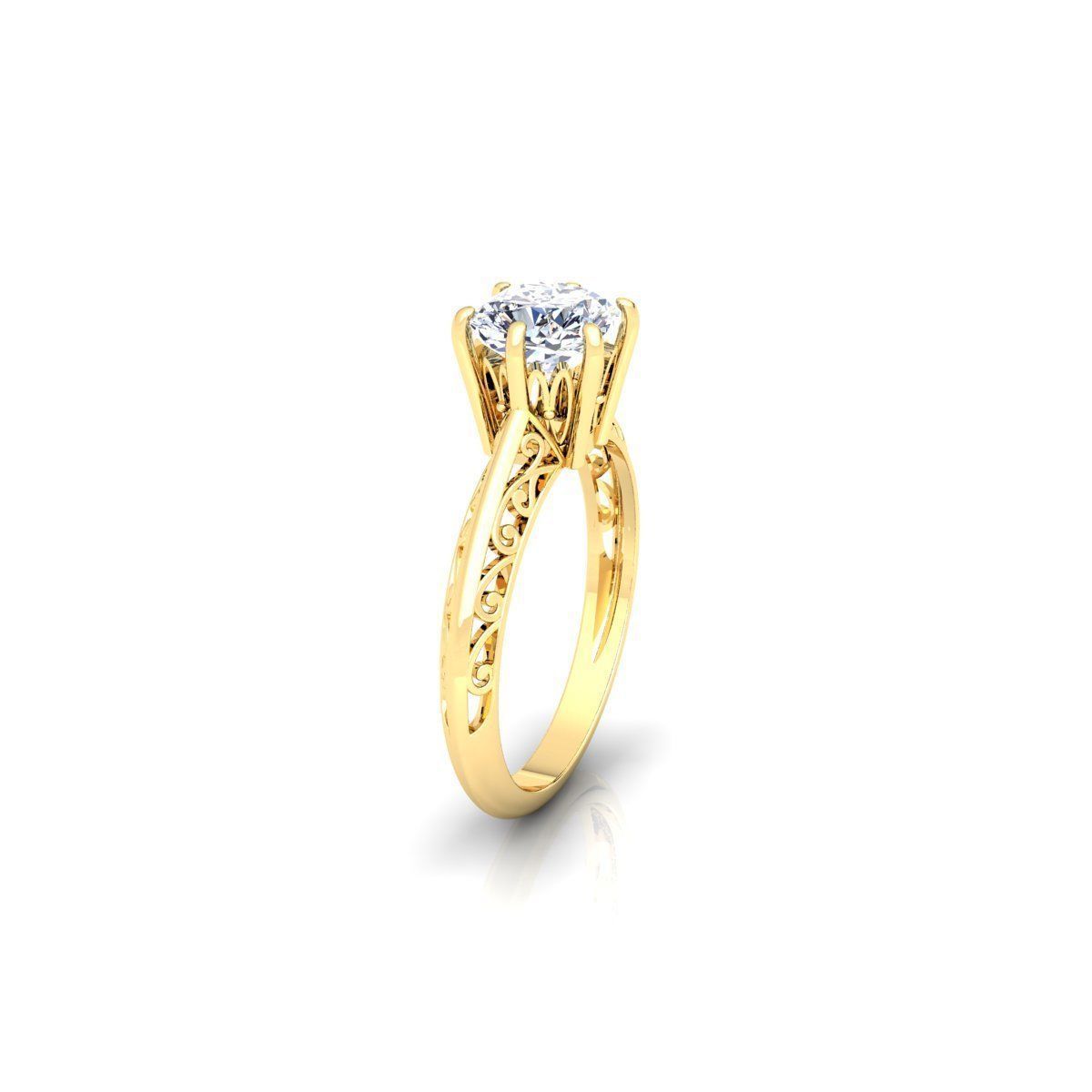 Fancy Ring 3d Model Print 3D print model_4