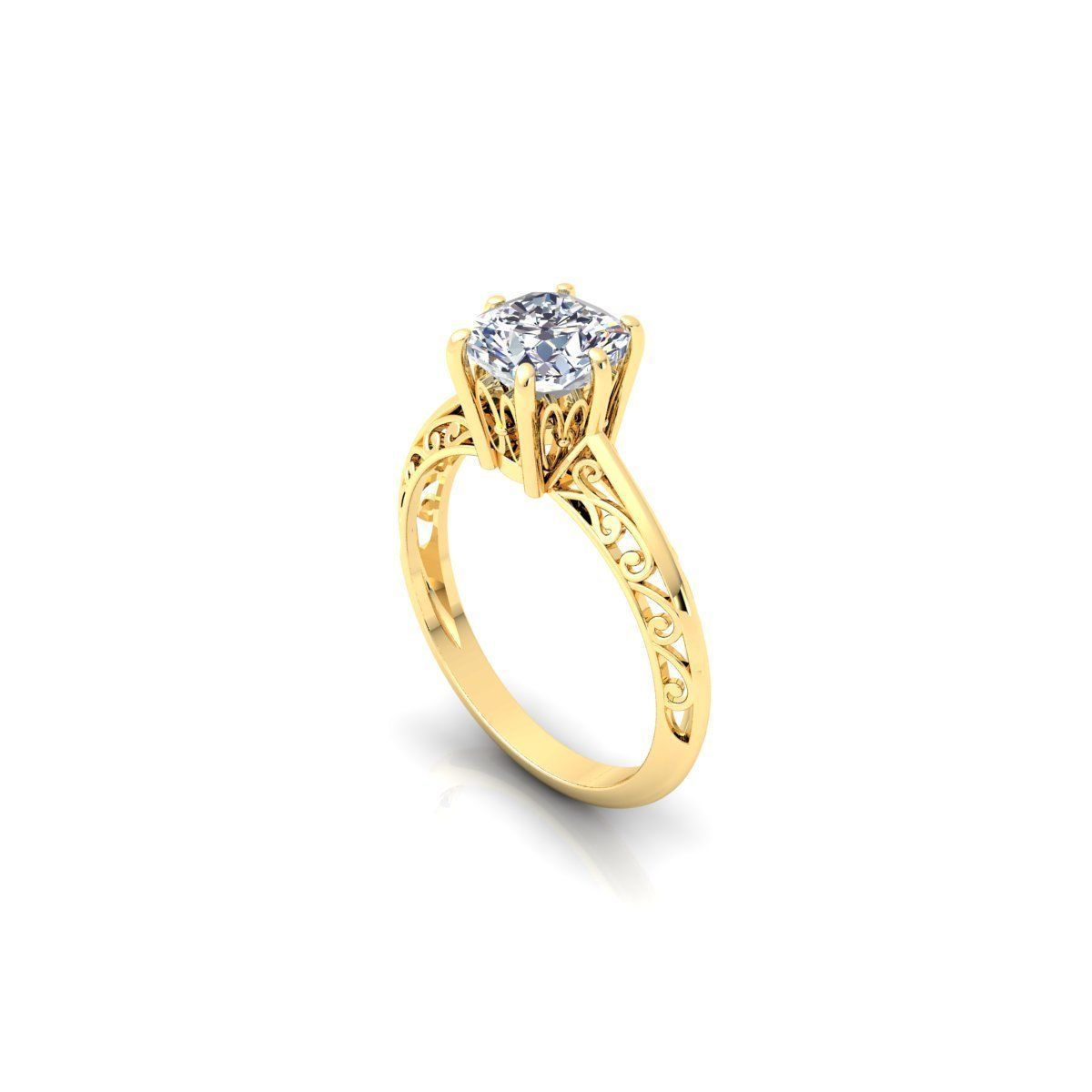 Fancy Ring 3d Model Print 3D print model_13