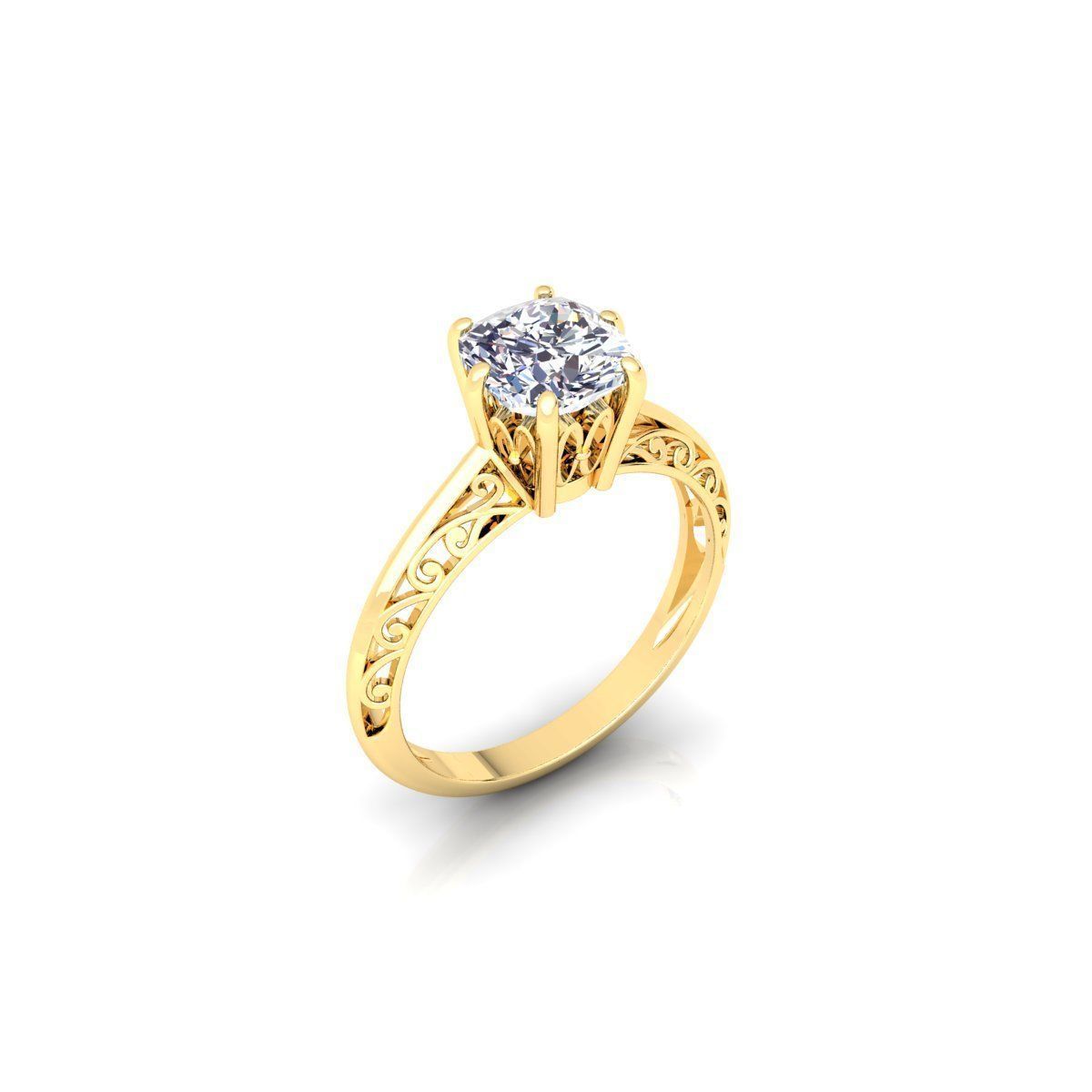 Fancy Ring 3d Model Print 3D print model_10