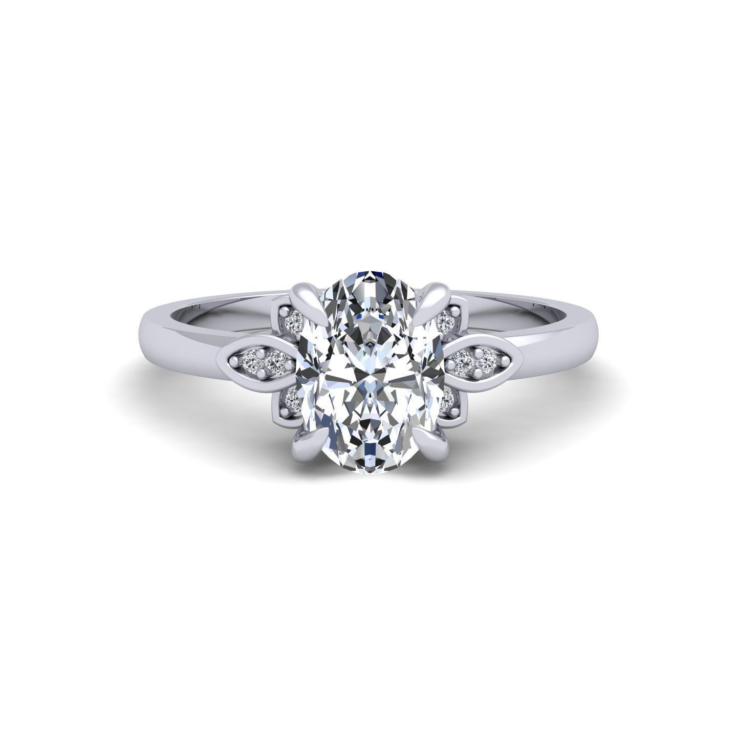 Oval RIng 3d Model Print 3D print model_1