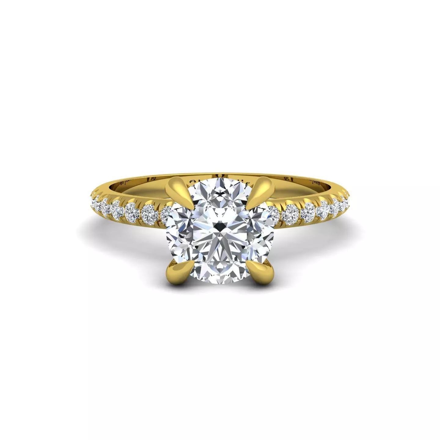 Solitaire Ring 3d model Print 3D print model_0