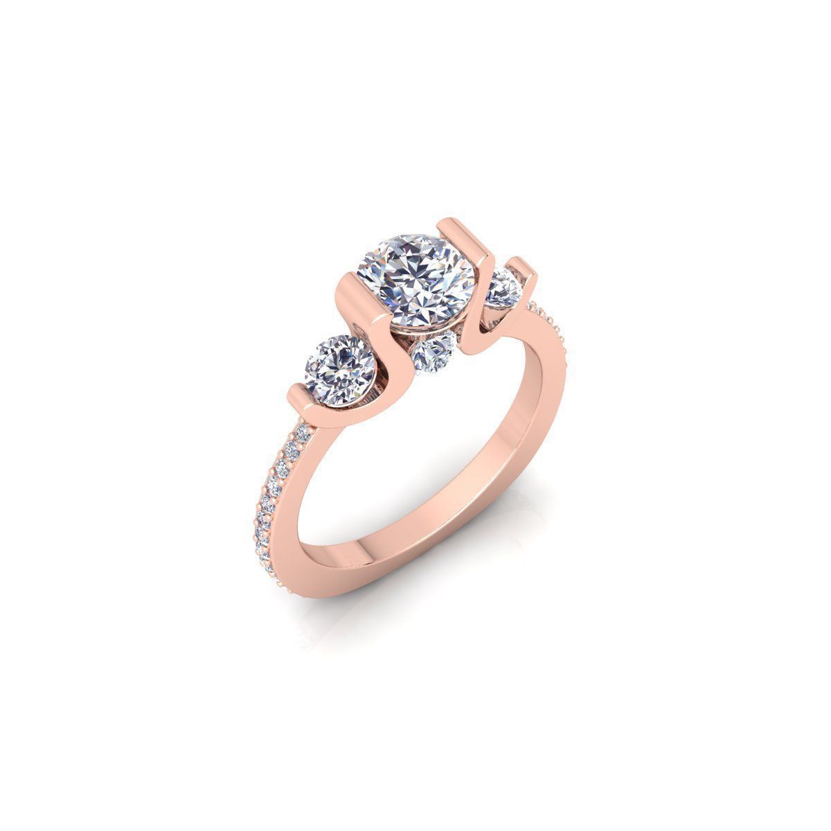 Fancy Ring 3d Model Print  3D print model_11