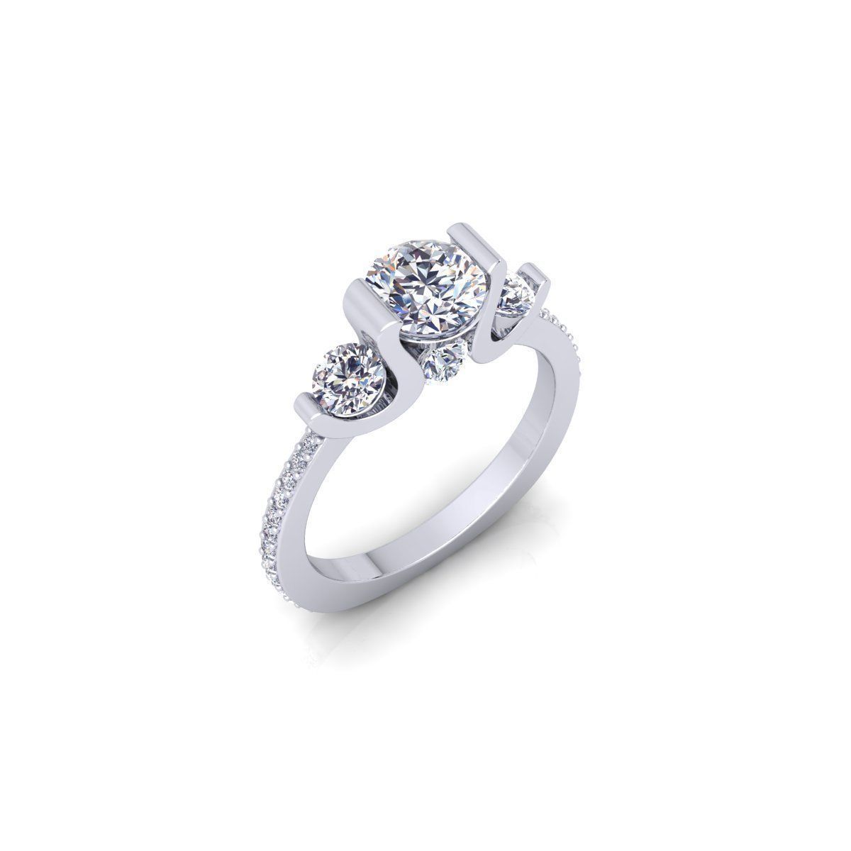 Fancy Ring 3d Model Print  3D print model_12