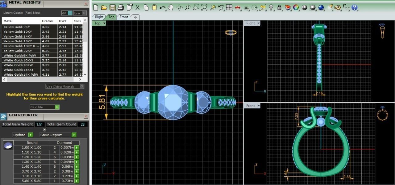 Fancy Ring 3d Model Print  3D print model_3