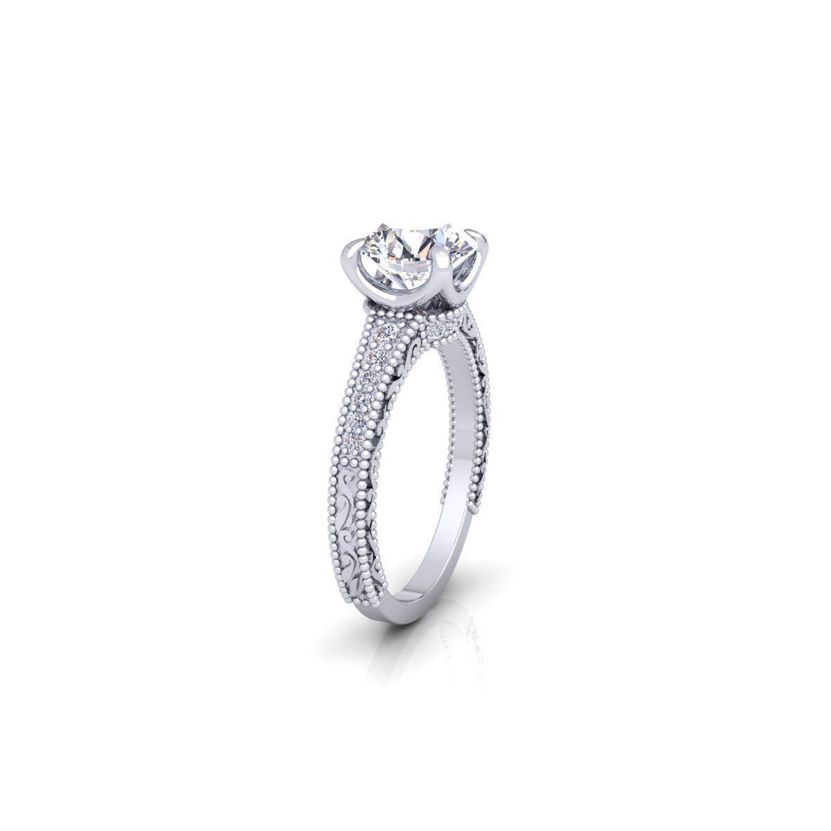 Enagagement Ring 3d Model Print 3D print model_5