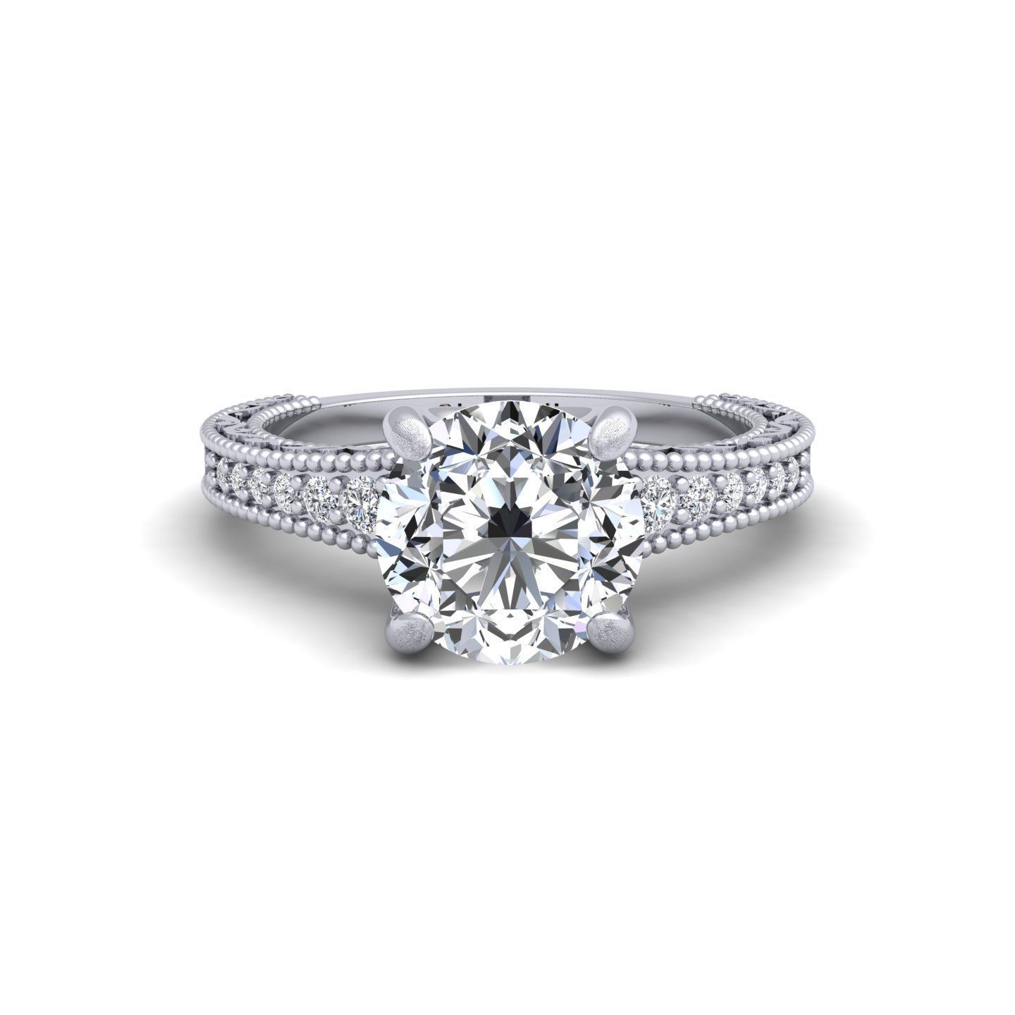 Enagagement Ring 3d Model Print 3D print model_2