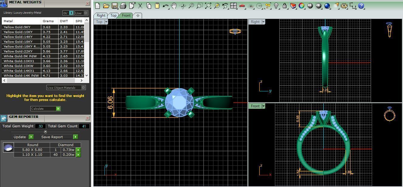 Engagement Ring 3d Model 3D print model_3