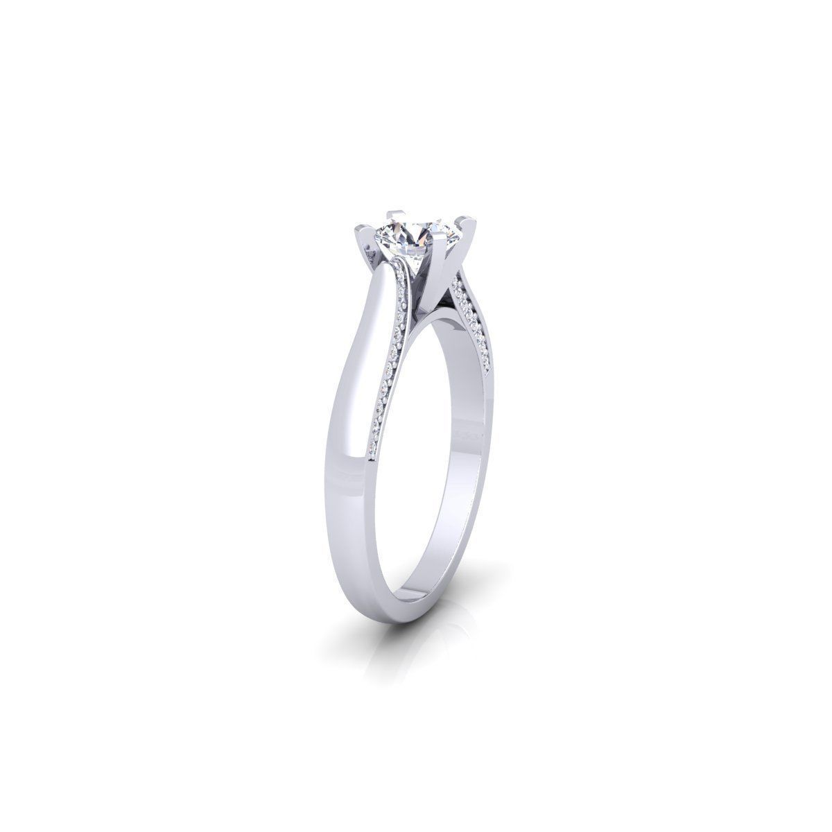 Engagement Ring 3d Model 3D print model_7