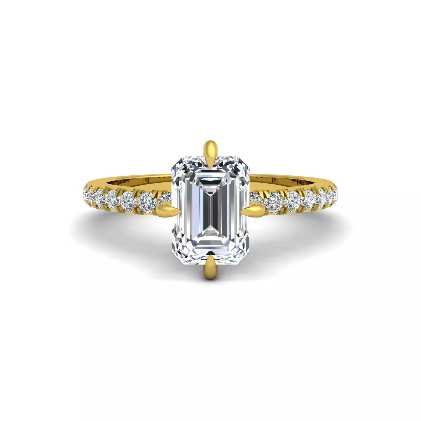 Woman Engagement Ring 3d Model Print 3D print model_0