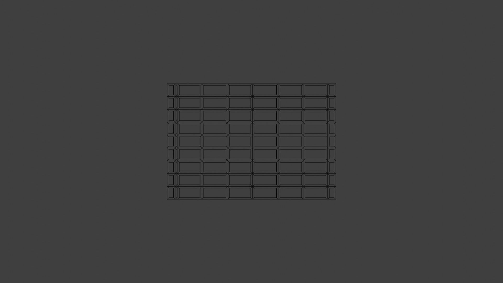 Drain grid of squares Low-poly 3D model_3