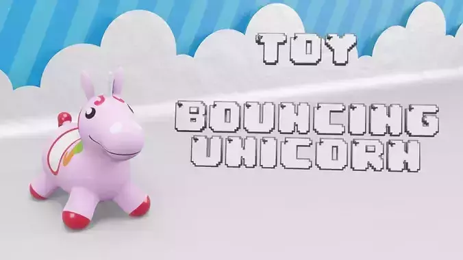 Toy - Bouncing Unicorn - Rocking for Children