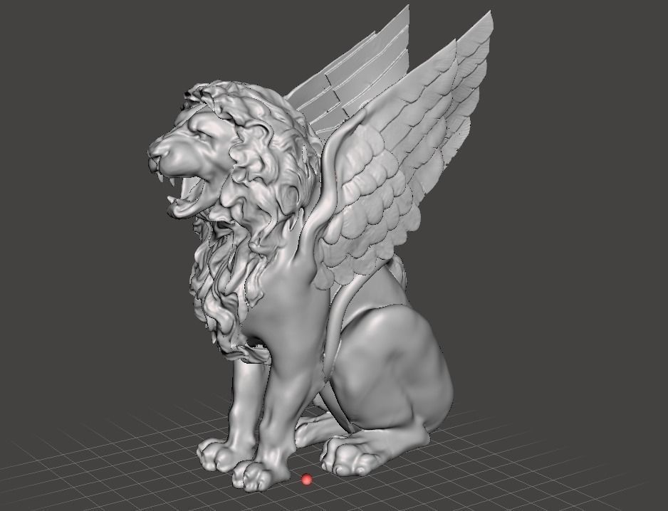 Gryphon 3D print model_14