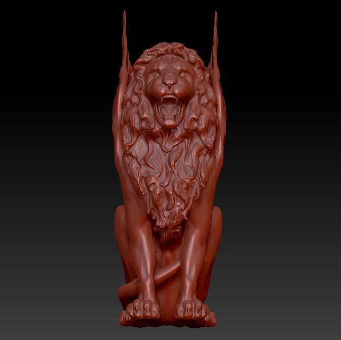 Gryphon 3D print model_4