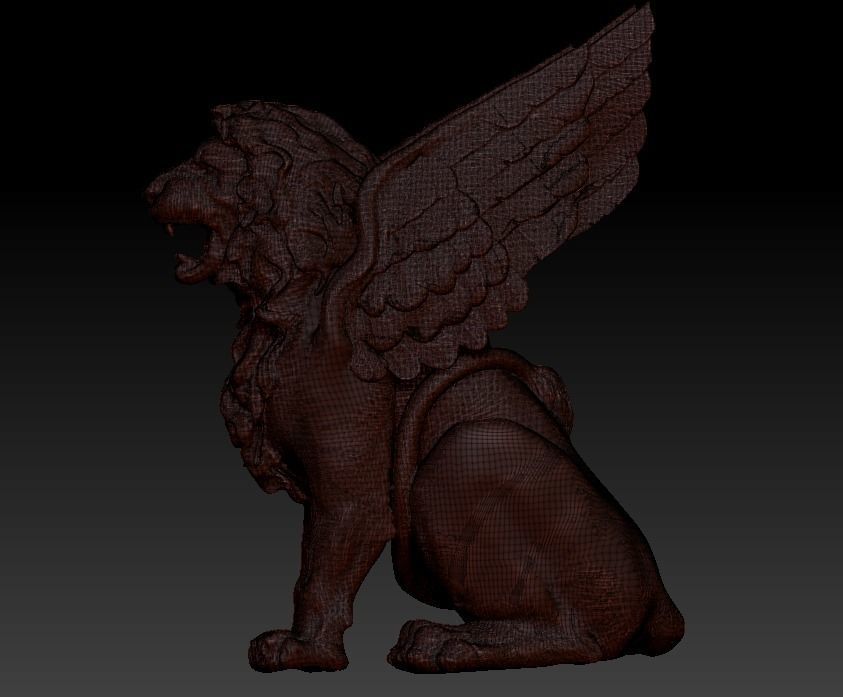 Gryphon 3D print model_6
