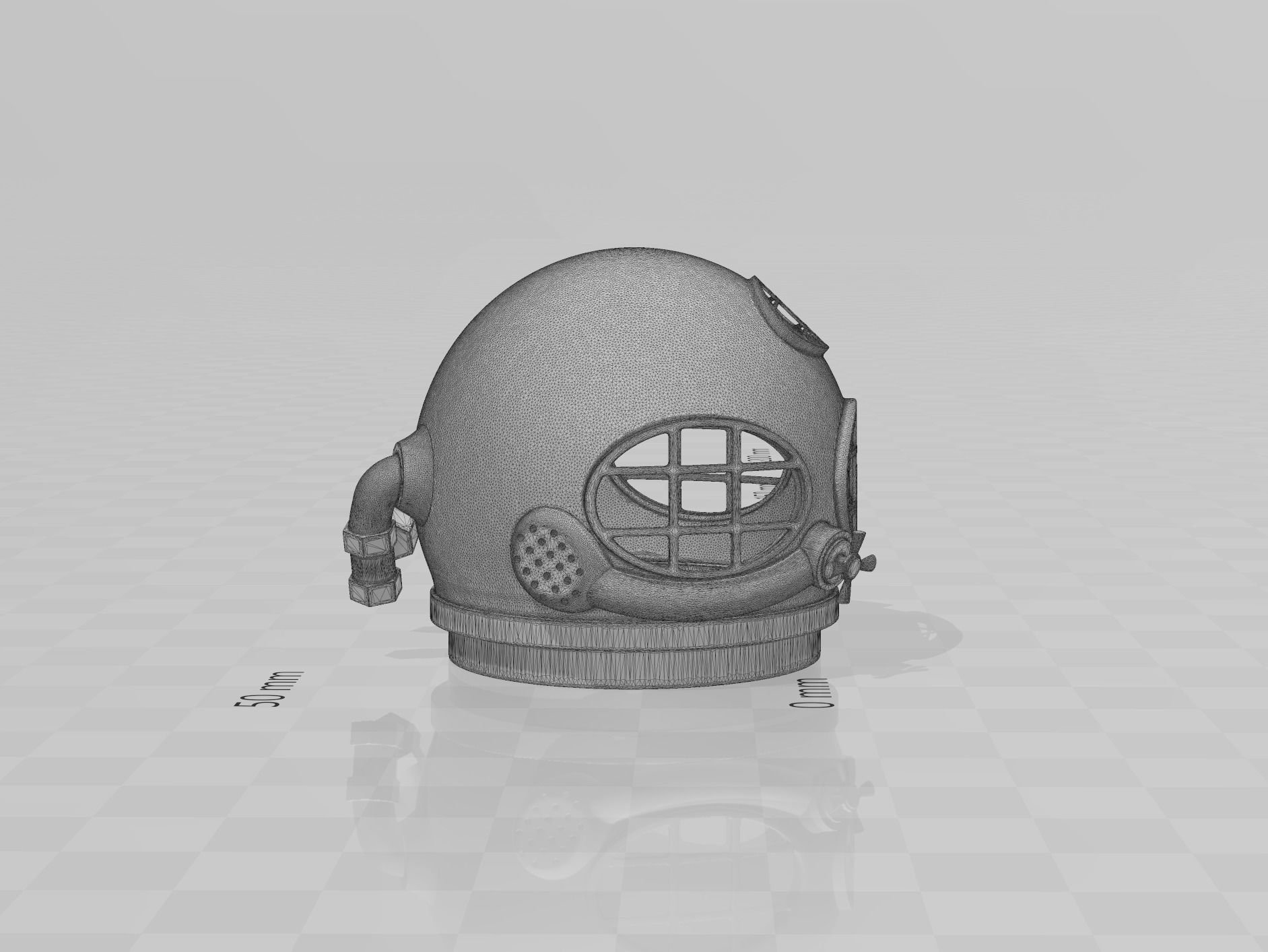 Commercial Diving Helmet Concept Hydra 3D print model_9