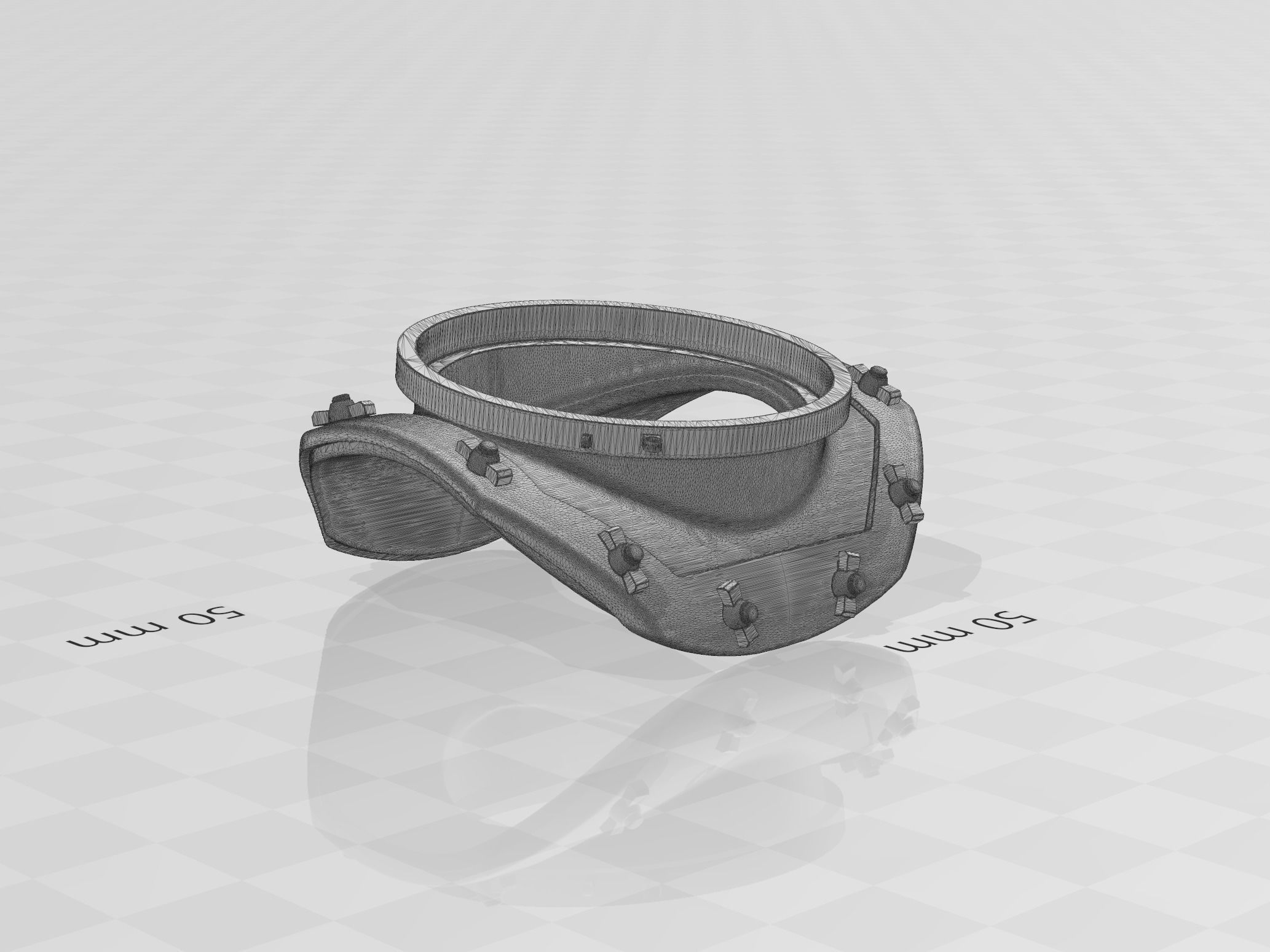 Commercial Diving Helmet Concept Hydra 3D print model_12