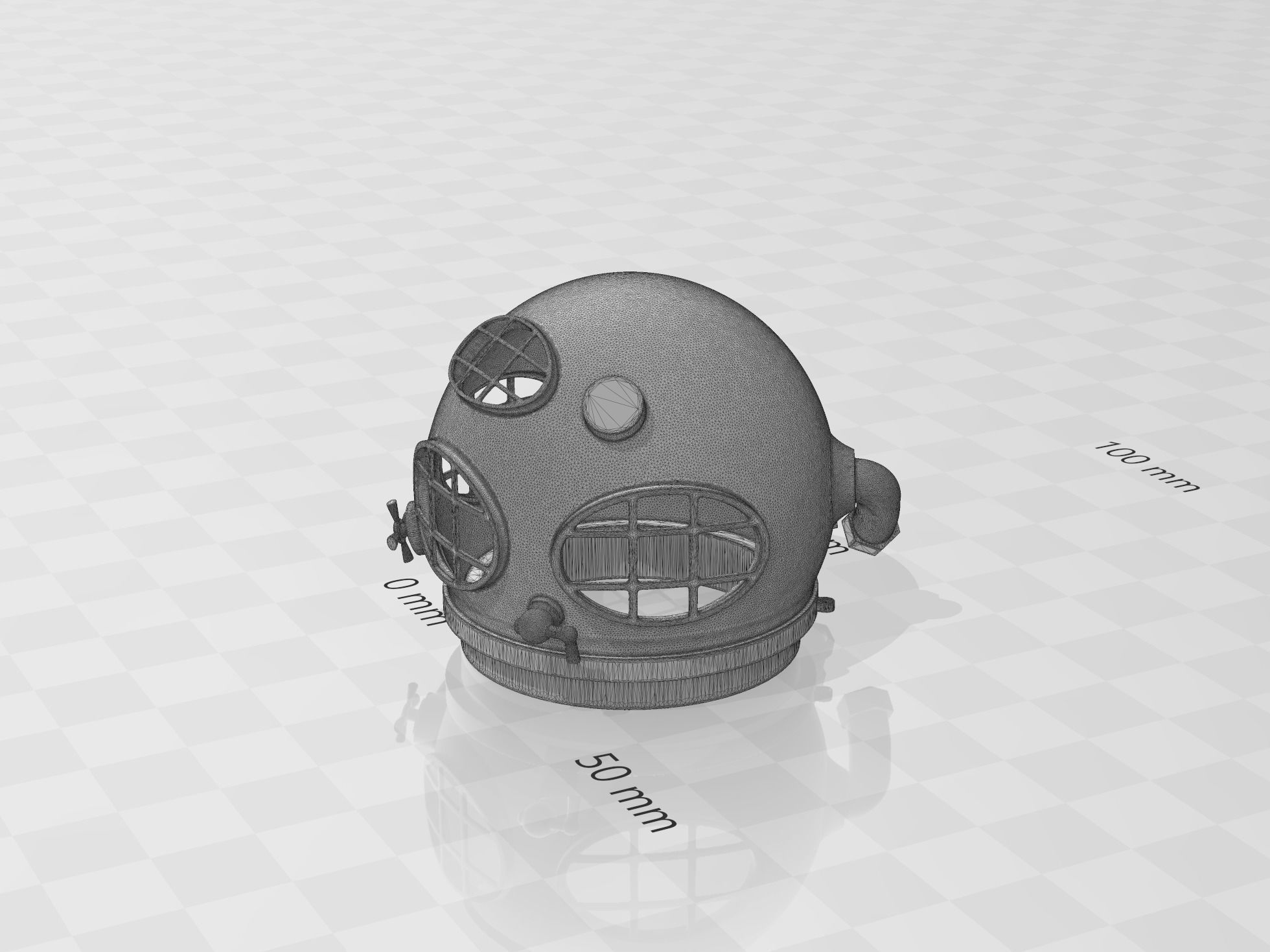 Commercial Diving Helmet Concept Hydra 3D print model_7