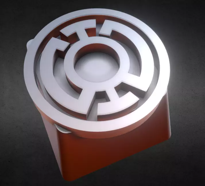 Blue Lantern KeyCap Free 3D print model