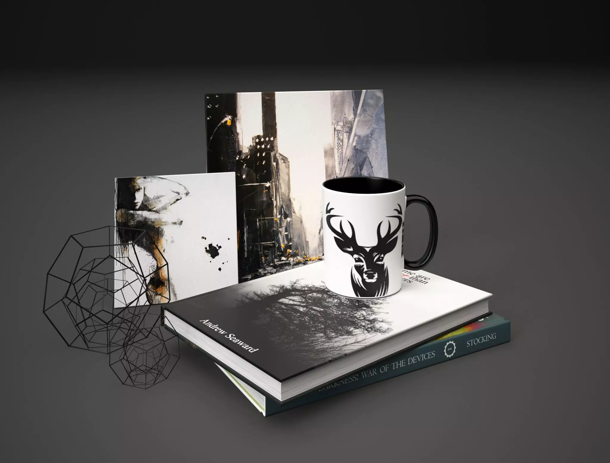 Decor Set 3D model_0