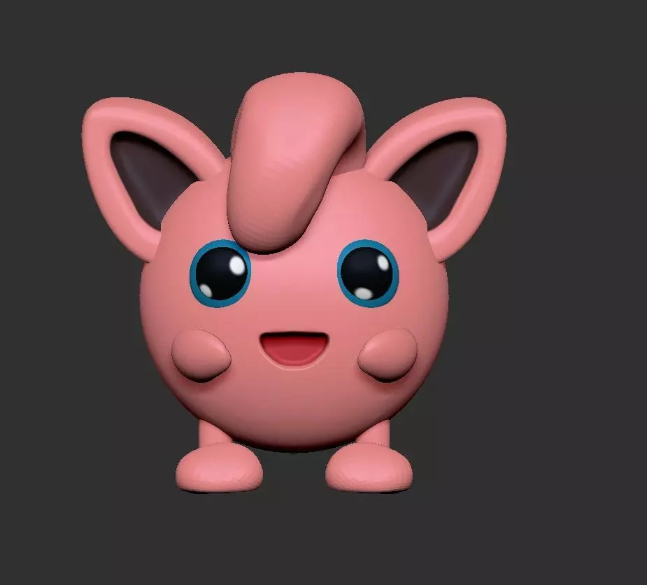 jigglypuff pokemon 3d model 3D print model