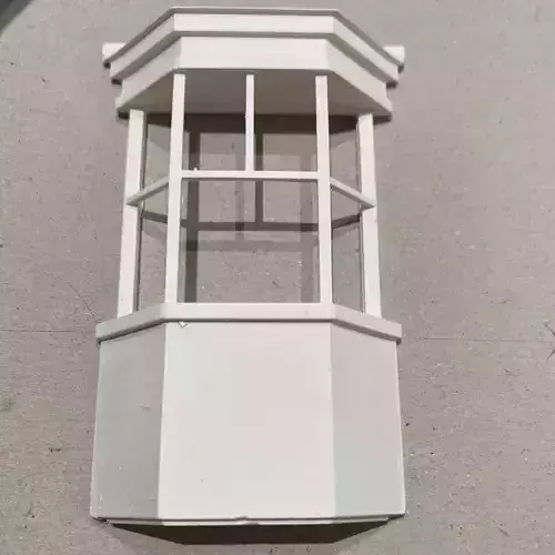 BAY WINDOW 7MM SCALE O GAUGE MODEL RAILWAY 3D print model