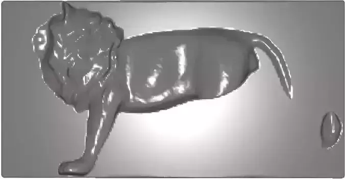 MakeIT Loin Concrete Mold 2 Pieces 3D model