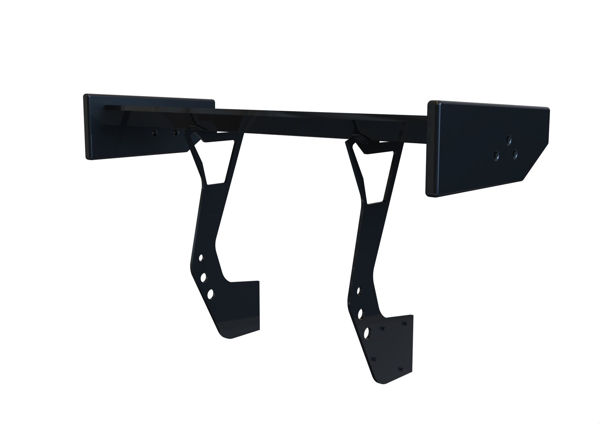 spoiler  rear tuning vehicle  3D model_1